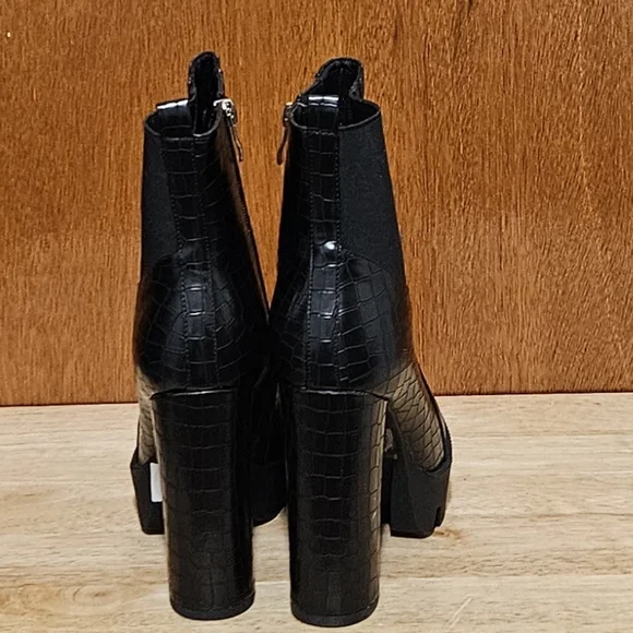 London Rag Beatriz/women's/ ankle boots/Block heel/Chunky platform/zipper/size 7 - Picture 7 of 14